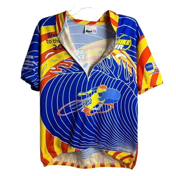 Breakaway to the Beach MS Tour Cycling Shirt 2001 Vintage Women's XL - Picture 2 of 7